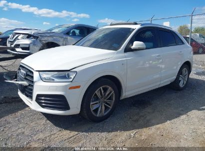 2018 AUDI Q3 2.0T PREMIUM/2.0T SPORT PREMIUM White  Gasoline WA1ECCFS0JR018982 photo #3