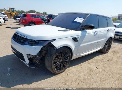 2019 LAND ROVER RANGE ROVER SPORT HSE DYNAMIC White  Gasoline SALWV2SV8KA818310 photo #3