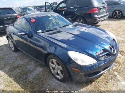 2006 MERCEDES-BENZ SLK 280 Blue  Gasoline WDBWK54F56F096261 photo #1