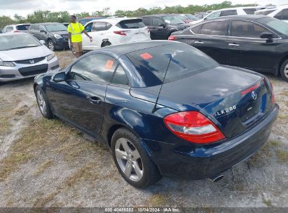 2006 MERCEDES-BENZ SLK 280 Blue  Gasoline WDBWK54F56F096261 photo #4