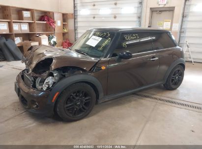 2012 MINI COOPER Brown  Gasoline WMWSU3C53CT185649 photo #3