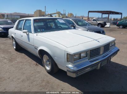 1987 OLDSMOBILE CUTLASS SUPREME White  Gasoline 1G3GR51Y4HR310505 photo #1