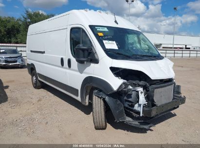 2023 RAM PROMASTER 2500 HIGH ROOF 159 WB White  Flexible Fuel 3C6LRVDG1PE552817 photo #1