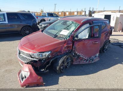 2022 BUICK ENCORE GX FWD SELECT Burgundy  Gasoline KL4MMDSL9NB047117 photo #3