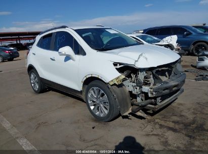 2018 BUICK ENCORE PREFERRED White  Gasoline KL4CJASB0JB616280 photo #1