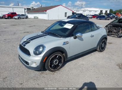 2013 MINI COUPE COOPER S Silver  Gasoline WMWSX3C50DT466610 photo #3