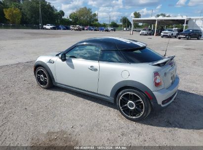 2013 MINI COUPE COOPER S Silver  Gasoline WMWSX3C50DT466610 photo #4