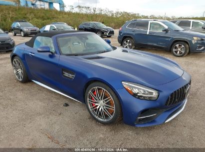 2020 MERCEDES-BENZ AMG GT C ROADSTER Blue  Gasoline WDDYK8AA8LA026286 photo #1