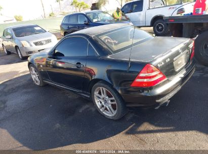 1999 MERCEDES-BENZ SLK 230 KOMPRESSOR Black  Gasoline WDBKK47F6XF080205 photo #4