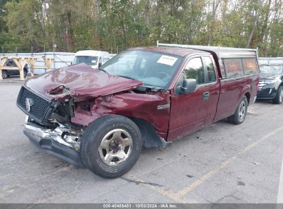 2005 FORD F150 Maroon  Gasoline 1FTPF12585NA21264 photo #3