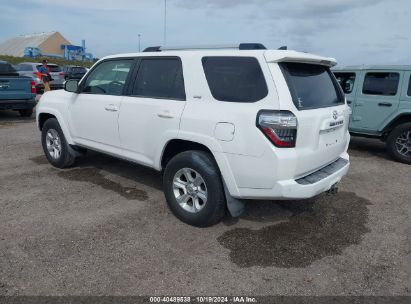 2019 TOYOTA 4RUNNER SR5 PREMIUM White  Gasoline JTEZU5JR1K5211893 photo #4