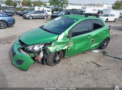 2012 MAZDA MAZDA2 SPORT Green  Gasoline JM1DE1KY0C0149427 photo #3