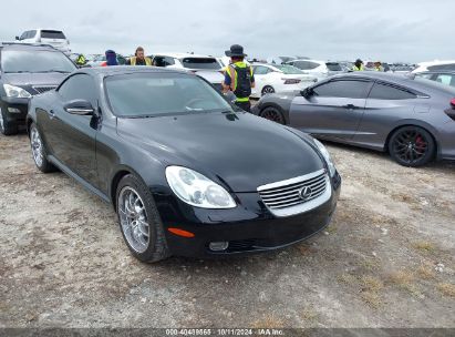 2003 LEXUS SC 430 Black  Gasoline JTHFN48Y030047612 photo #1