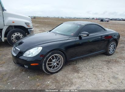 2003 LEXUS SC 430 Black  Gasoline JTHFN48Y030047612 photo #3