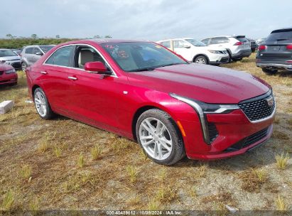 2023 CADILLAC CT4 LUXURY Burgundy  Gasoline 1G6DA5RK9P0141369 photo #1