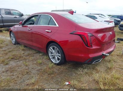 2023 CADILLAC CT4 LUXURY Burgundy  Gasoline 1G6DA5RK9P0141369 photo #4