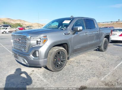 2022 GMC SIERRA 1500 LIMITED 4WD  SHORT BOX DENALI Gray  Gasoline 1GTU9FEL9NZ160040 photo #3