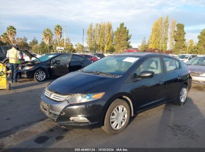 2011 HONDA INSIGHT Black  Hybrid JHMZE2H36BS008497 photo #3