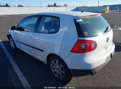 2007 VOLKSWAGEN RABBIT 2-DOOR White  Gasoline WVWBR71K77W050652 photo #4