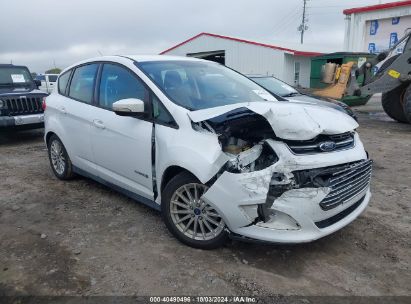 2013 FORD C-MAX HYBRID SE White  Hybrid 1FADP5AUXDL541546 photo #1