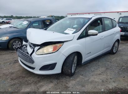 2013 FORD C-MAX HYBRID SE White  Hybrid 1FADP5AUXDL541546 photo #3