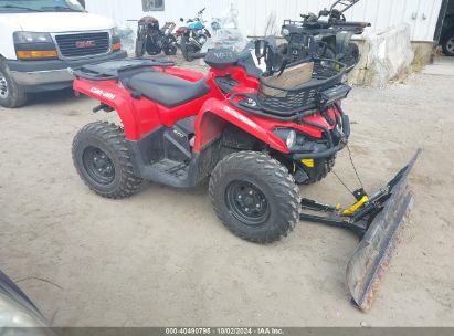 2021 CAN-AM OUTLANDER 570/570 DPS Red  Gasoline 3JBLGAT45MJ001486 photo #1