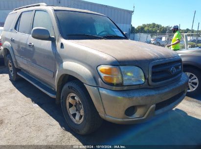 2001 TOYOTA SEQUOIA SR5 V8 Gray  Gasoline 5TDBT44AX1S021401 photo #1