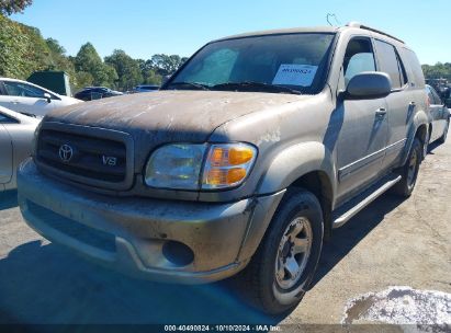 2001 TOYOTA SEQUOIA SR5 V8 Gray  Gasoline 5TDBT44AX1S021401 photo #3