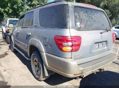 2001 TOYOTA SEQUOIA SR5 V8 Gray  Gasoline 5TDBT44AX1S021401 photo #4