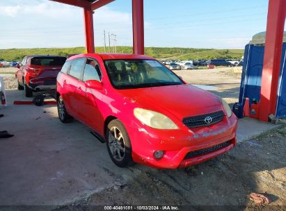 2005 TOYOTA MATRIX XR Red  Gasoline 2T1KR32EX5C352685 photo #1