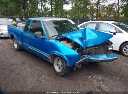 1995 CHEVROLET S TRUCK S10 Blue  Gasoline 1GCCS19Z6SK244029 photo #1