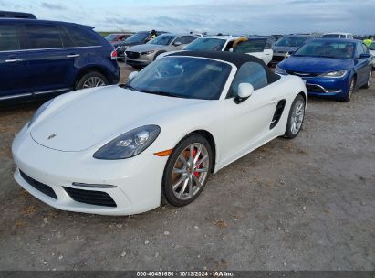 2018 PORSCHE 718 BOXSTER S White  Gasoline WP0CB2A85JS228458 photo #3