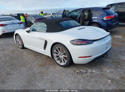 2018 PORSCHE 718 BOXSTER S White  Gasoline WP0CB2A85JS228458 photo #4