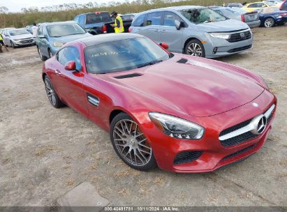 2017 MERCEDES-BENZ AMG GT Red  Gasoline WDDYJ7HA9HA012360 photo #1