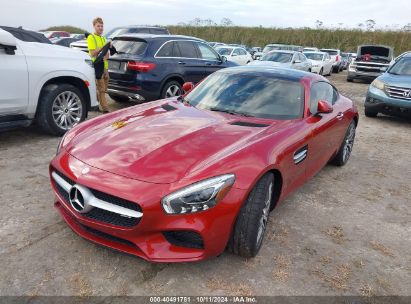 2017 MERCEDES-BENZ AMG GT Red  Gasoline WDDYJ7HA9HA012360 photo #3