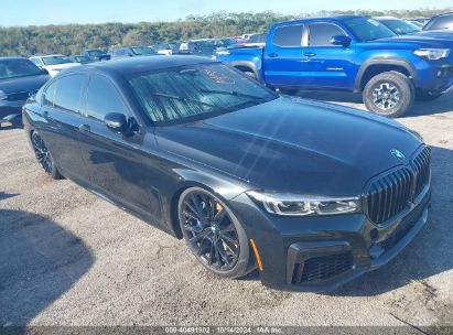 2022 BMW 740 I Black  Gasoline WBA7T2C03NCJ56923 photo #1