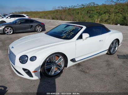 2023 BENTLEY CONTINENTAL GT AZURE/MULLINER V8/S White  Gasoline SCBDG4ZG7PC007222 photo #3