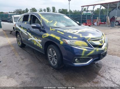 2017 ACURA RDX ADVANCE PKG Blue  Gasoline 5J8TB4H75HL009692 photo #1