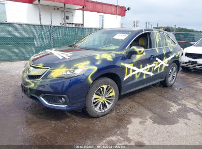 2017 ACURA RDX ADVANCE PKG Blue  Gasoline 5J8TB4H75HL009692 photo #3