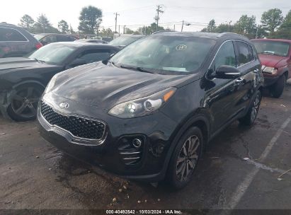 2017 KIA SPORTAGE EX Black  Gasoline KNDPNCAC4H7297044 photo #3