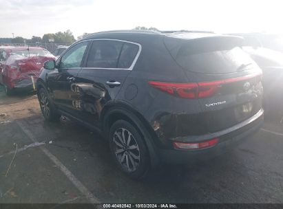 2017 KIA SPORTAGE EX Black  Gasoline KNDPNCAC4H7297044 photo #4