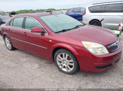 2008 SATURN AURA XE Red  Gasoline 1G8ZS57N98F105431 photo #1