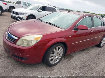 2008 SATURN AURA XE Red  Gasoline 1G8ZS57N98F105431 photo #3