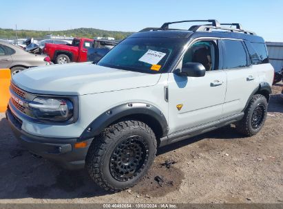 2022 FORD BRONCO SPORT BADLANDS Blue  Gasoline 3FMCR9D98NRD81213 photo #3