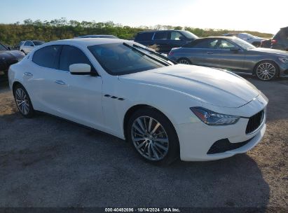 2016 MASERATI GHIBLI White  Gasoline ZAM57XSA6G1167754 photo #1