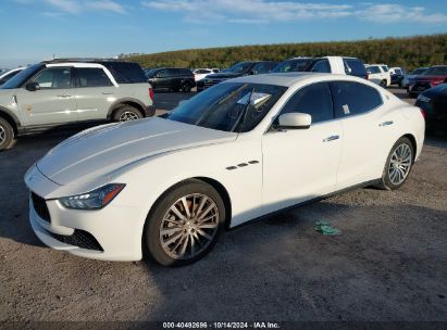 2016 MASERATI GHIBLI White  Gasoline ZAM57XSA6G1167754 photo #3