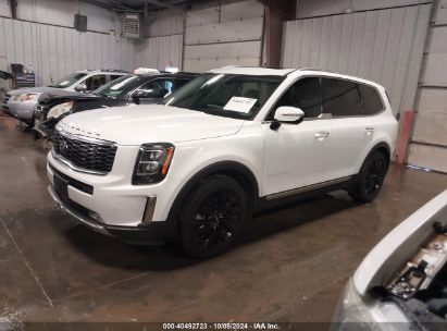 2020 KIA TELLURIDE SX White  Gasoline 5XYP5DHC3LG072489 photo #3