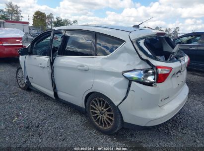 2013 FORD C-MAX HYBRID SEL White  Hybrid 1FADP5BU2DL513237 photo #4