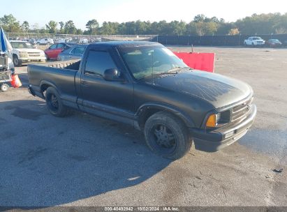 1996 CHEVROLET S TRUCK S10 Black  Gasoline 1GCCS14W4T8108784 photo #1