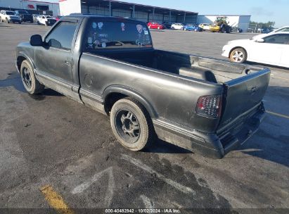 1996 CHEVROLET S TRUCK S10 Black  Gasoline 1GCCS14W4T8108784 photo #4